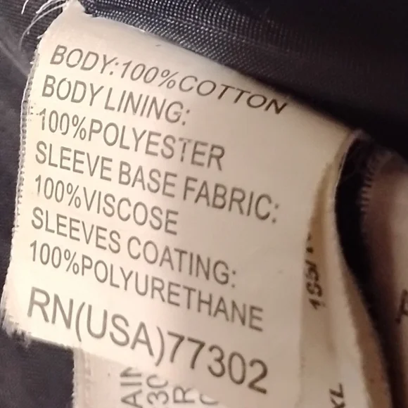 ZARA Men's Denim Couture  Jacket with Leather Sleeves Size XL - Picture 11 of 12